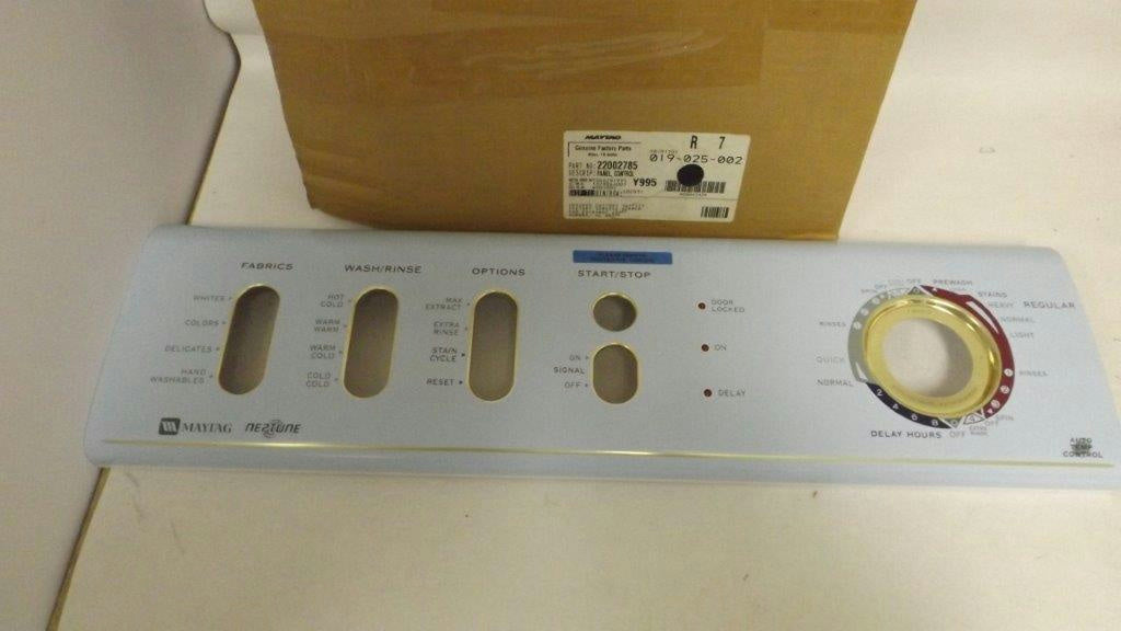 MAYTAG WHIRLPOOL WASHER 22002785 CONTROL PANEL NEW MAYTAG WHIRLPOOL WASHER 22002785 CONTROL PANEL NEW